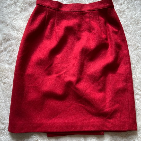 Laura ashley Wrap Skirt, 100% woo, Burnt Orange Size Small - Picture 12 of 12